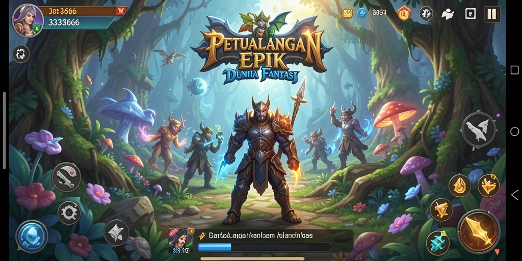 Menampilkan gameplay hebat dalam dunia penuh petualangan.