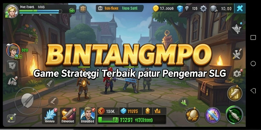 Tampilan gameplay BINTANGMPO yang menarik dan menegangkan.