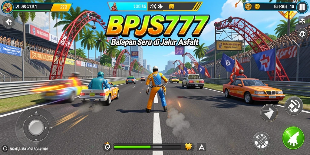 Gameplay BPJS777 menampilkan balapan cepat dan menegangkan di berbagai trek.