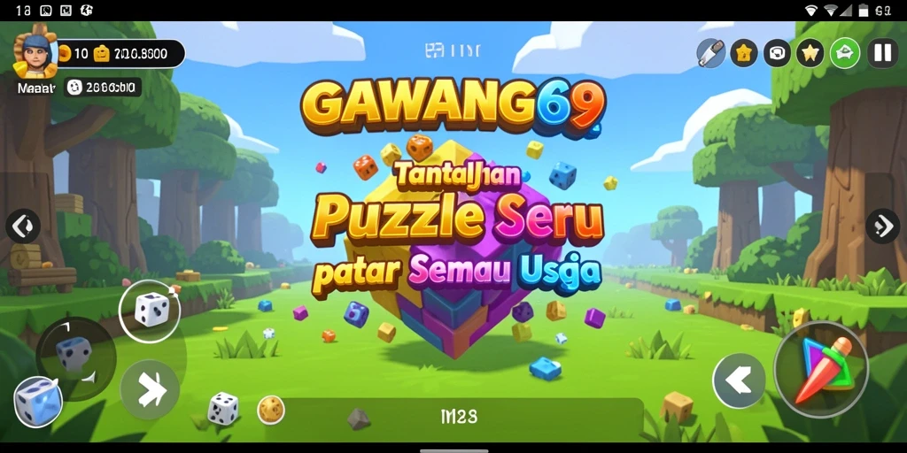 Tampilan gameplay GAWANG69 dengan berbagai jenis teka-teki yang seru.