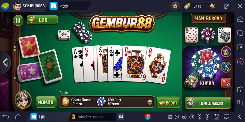 Screenshot yang menampilkan gameplay seru dari GEMBUR88.