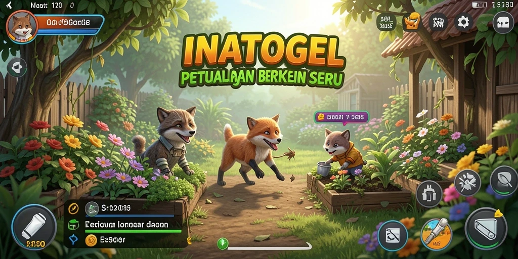 Tampilan menarik dari gameplay Farming di INATOGEL.