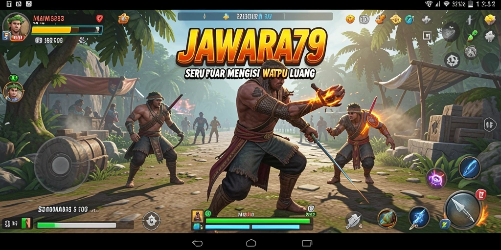 Screenshot JAWARA79 yang menampilkan gameplay santai dan menarik.
