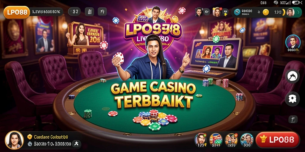 Tampilan gameplay langsung di LPO88 yang seru dan interaktif.