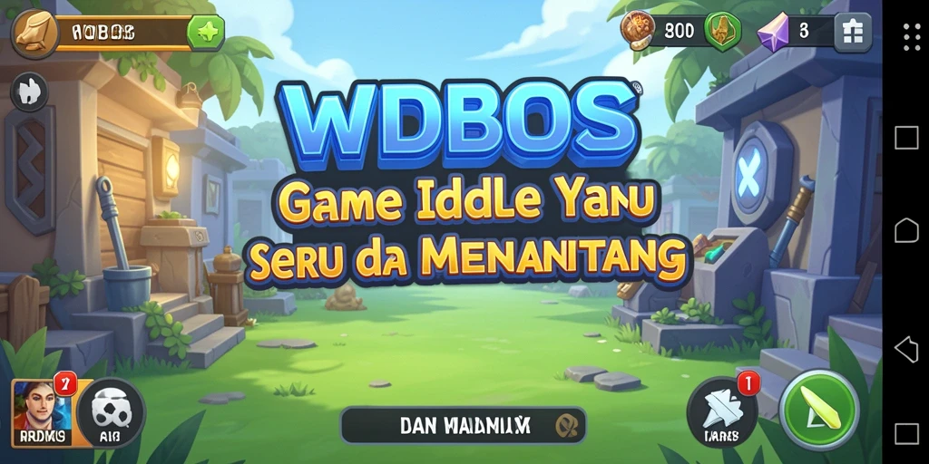 Tampilan gameplay Idle WDBOS yang menarik dan mengasyikkan.